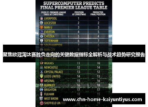 聚焦欧冠淘汰赛胜负走向的关键数据指标全解析与战术趋势研究报告