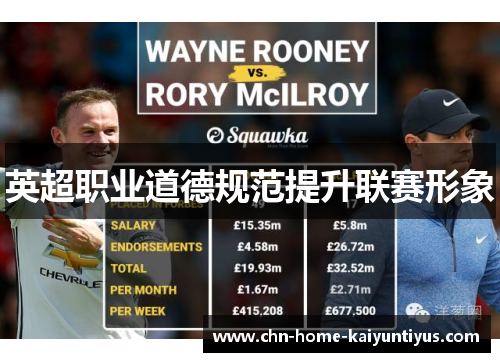 英超职业道德规范提升联赛形象