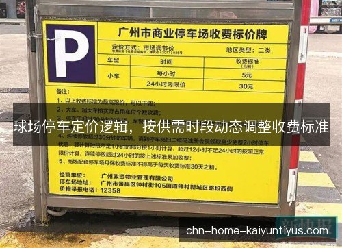 球场停车定价逻辑，按供需时段动态调整收费标准